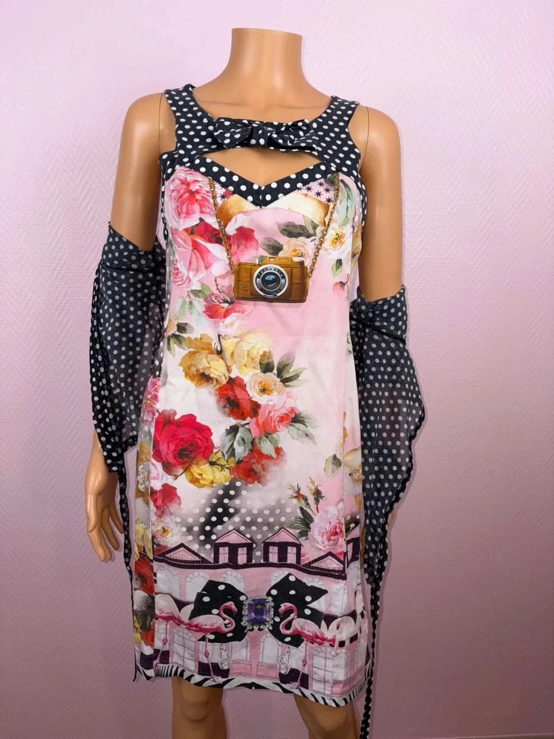 Conjunto de vestido e boleró tamanho 40 em ótimo estado – photo 5